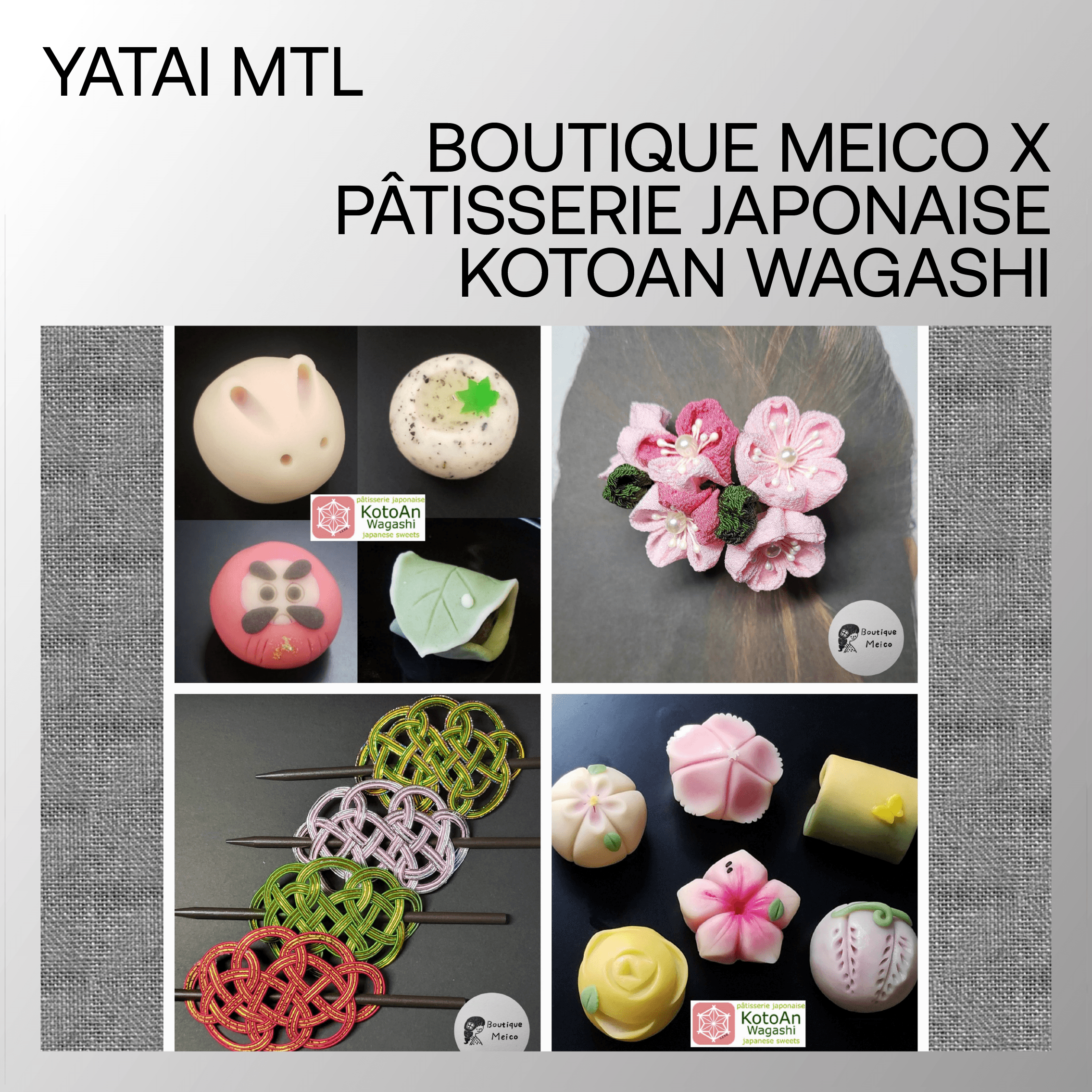 Boutique Meico X Pâtisserie japonaise KotoAn Wagashi